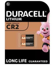 Image of 2x Duracell CR2 3V Ultra Lithium Photo Battery DLCR2 ELCR2 CR15H270 Longest Exp