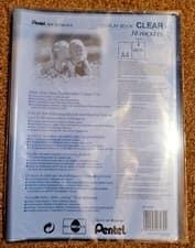 Image of Pentel Recycology A4 Display Book, 30 Pockets - Blue