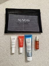 Image of Sunday Riley Mini Icons Kit - CEO Glow/Serum, Good Genes, Ceramic Slip Cleanser