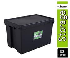 Image of Wham Bam 62 Litre Heavy Duty Recycled Box & Black Lid