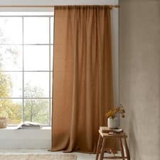 Image of Pineapple Elephant Muscat Waffle Slot Top Voile Curtain Panel