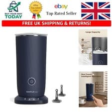 Image of Versatile Automatic Milk Frother for Creamy Lattes & Hot Chocolate - Easy Clean