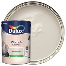 Image of Dulux Silk Emulsion Egyptian Cotton 5L Interior Walls Ceilings UK Decor Finish