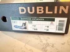 Image of Dublin Altitude Adults Unisex Zip Paddock Boots - Brown
