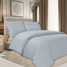 Image of Luxury Duvet Cover Set Stripe (Single/Double/King/Superking)