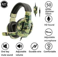 Image of Gaming Headset For PS4 PC Smartphone Camouflage Version