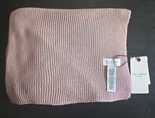 Image of Ted Baker London Scarf Pink Knit Winter Scarf New With Tags