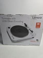 Image of Lenco L-85 USB Two Speed Vinyl Turntable with Direct Mp3 Recording - Black