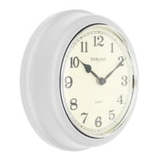 Image of Round Wall Clock Vintage Modern Retro Time Home Bedroom Kitchen Quartz 10/14”