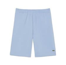 Image of Lacoste Mens Shorts Regular Fit Organic Fleece Cotton Short in Light Blue