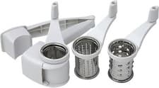 Image of Dexam Stainless Steel Rotary Cheese Grater Set White - 17840700