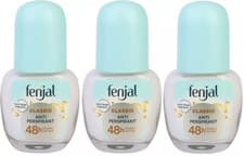 Image of Fenjal Creme Deodorant Roll on Cream pack of 3 x 50ml