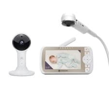 Image of Motorola Baby Monitor with Camera Flexible Crib Mount 5" Colour Screen Wi-Fi