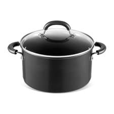 Image of Circulon Total Stockpot with Lid Durable Non Stick Induction Safe Cookware 24cm