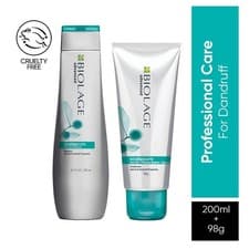 Image of Biolage Scalppure Anti-Dandruff Shampoo and Conditioner Combo - 200ml + 98g