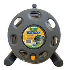 Image of Hozelock Compact 15m Hose reel with Fittings and attachments.