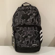 Image of adidas Men's Classic 3S 4 Nomad Camo Grey/Black Laptop Backpack (5152962) - NWT