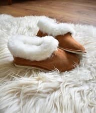 Image of Sheepskin Boots Slippers