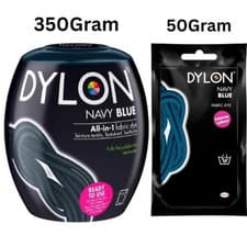 Image of Dylon Washing Machine / Hand Fabric & Clothes Dye Pod 350g Powder 22 Colours