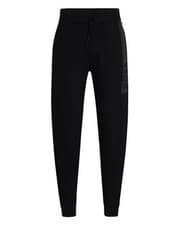 Image of HUGO BOSS Mens Black Authentic Fleece Joggers Medium BNWOT Ref C1750