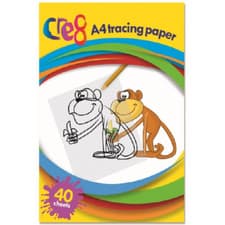 Image of A4 Tracing Papers 40 Sheets - Pad Drafting Home School Office Quality Art Crafts