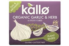 Image of Organic Garlic & Herb Stock Cubes 66g (Kallo)