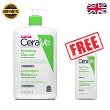 Image of Cerave Hydrating Cleanser 33.8oz / 1 Litre (Free Hydrating Cleanser 88ml)
