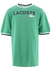 Image of Lacoste Boys Green Regular Fit T-Shirt