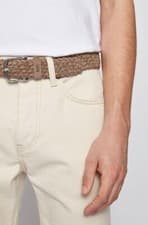 Image of Hugo Boss Unisex Sash Belt 50447160 Medium Beige 80cm