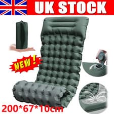 Image of Camping Sleeping Self Inflating Mat 10cm Thick Lightweight Single Camp Air Bed
