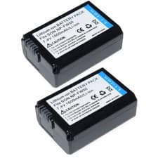Image of 2x Battery for SONY ZV-E10 Mirrorless Vlogging Camera 24.2 MP ZV-E10L