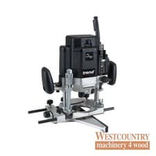 Image of Trend T10ELK - 2000W 1/2" Variable Speed Workshop Plunge Router 115v with Kitbox