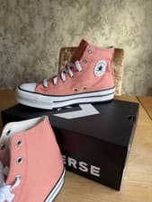 Image of Converse Ctas Eva Lift Hi Bnib Size Uk5.5/38.5 Peach/white/black RRP£55