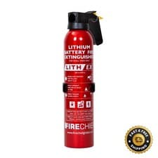Image of Firechief Lithex Fire Extinguisher 500ML Lithium Battery, Hot Works Compliant