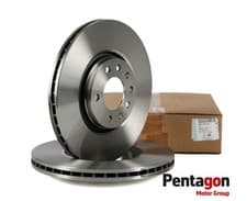 Image of Genuine Vauxhall Astra J Cascada Zafira C 321mm Front Brake Discs 95527034 obs