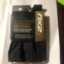 Image of 2XU Light Speed Compression Calf Guards XL Black