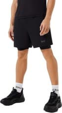 Image of Everlast Mens 2 in 1 Shorts Sports Training Bottoms