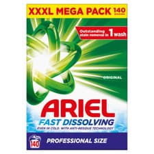 Image of Ariel Washing Powder, 140 Wash, XXXL Mega pack