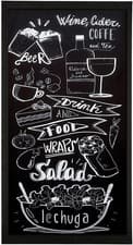 Image of Chalkboard Black 50 x 100 cm