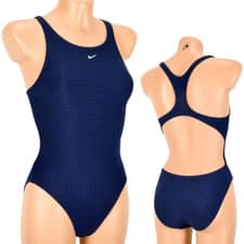 Image of Nike Girls Swimsuit Training Sport School Dark Blue 134 140