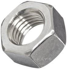 Image of M4 M5 M6 M8 M10 M12 HEXAGON FULL NUTS NUT METRIC A2 STAINLESS STEEL