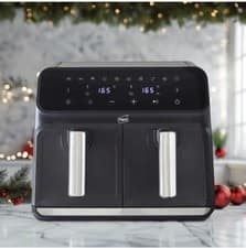 Image of Brand New Neo Air Fryer 8.5 Liter Digital Display Dual Zone Black And Silver