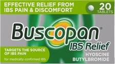 Image of Buscopan Cramps IBS Relief Abdominal Pain & Discomfort Relief - 20 tablets