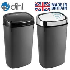 Image of Kitchen Sensor Waste Bin Home Office Trashcan Touchless Various Sizes & Colours