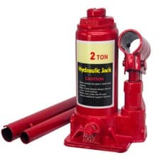 Image of 2 Ton Bottle Jack Car Auto Hydraulic Lifting Tool Carrying Case Jack Pad New UK