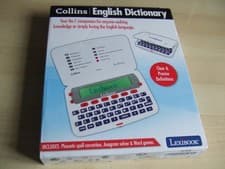 Image of NEW Lexibook D850EN Collins English Electronic Dictionary Spellchecker Thesaurus
