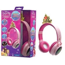 Image of Lexibook 2-in-1 Disney Princess Wireless Bluetooth Headphones Foldable-HPBT015DP