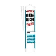Image of Evo Stik Building Silicone Sealant - White, 280ml (C20) - 30613350