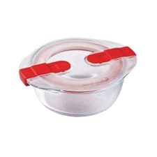 Image of Pyrex Cook and Heat Round Dish with Lid 350ml - FC360