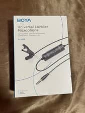 Image of BOYA BY-M1S Professional Lavalier Lapel Microphone Omnidirectional Condenser Mic